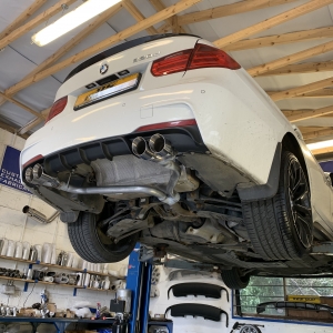 Bmw F30 320D Turbo Back Custom Exhaust – BS Exhausts