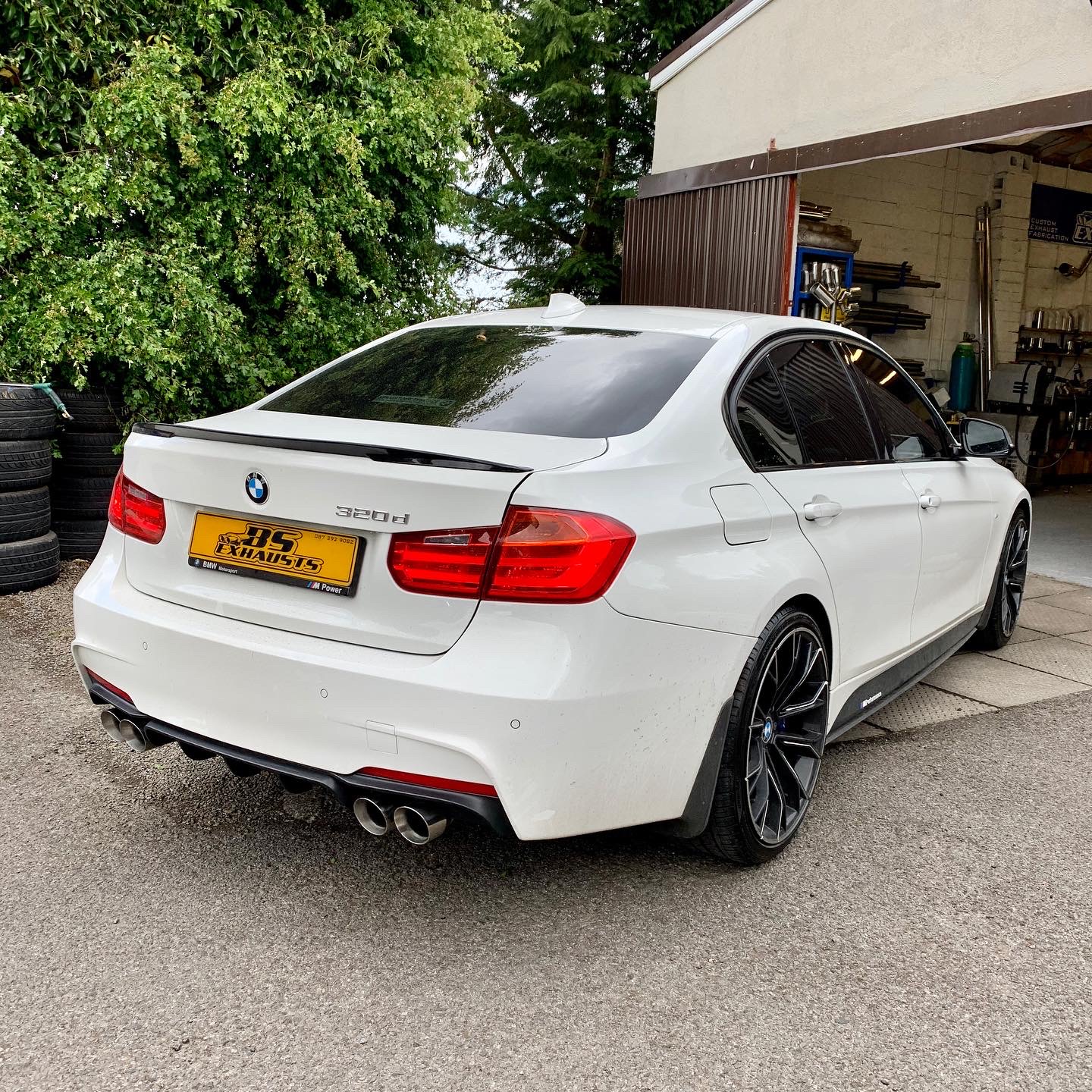 Bmw F30 3d Turbo Back Custom Exhaust Bs Exhausts